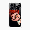 Cartoon Boy Glossy Metal Case Cover For Oppo Find X9 5G