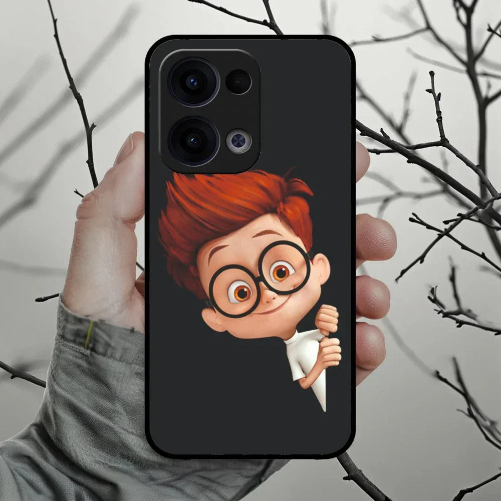 Cartoon Boy Glossy Metal Case Cover For Oppo - ShopOnCliQ
