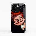 Cartoon Boy Glossy Metal Case Cover For Oppo Reno 15 Pro 5G