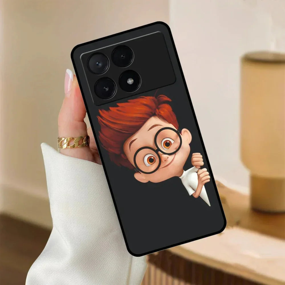 Cartoon Boy Glossy Metal Case Cover For Poco - ShopOnCliQ