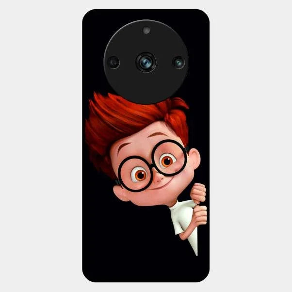 Cartoon Boy Glossy Metal Case Cover For Realme 11 Pro 5G