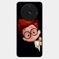 Cartoon Boy Glossy Metal Case Cover For Realme 11 Pro Plus 5G
