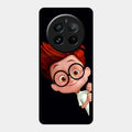 Cartoon Boy Glossy Metal Case Cover For Realme 12 Pro Plus 5G