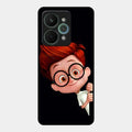 Cartoon Boy Glossy Metal Case Cover For Realme 15 Pro 5G