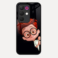 Cartoon Boy Glossy Metal Case Cover For Realme 15X 5G