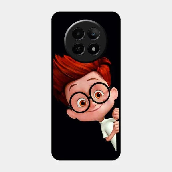 Cartoon Boy Glossy Metal Case Cover For Realme C65 5G
