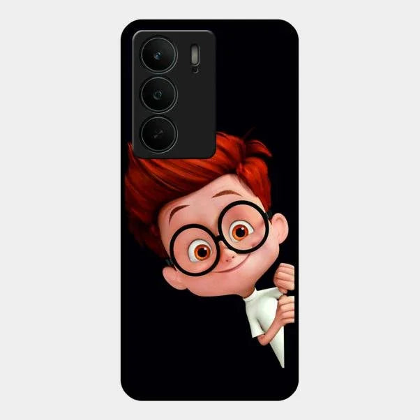 Cartoon Boy Glossy Metal Case Cover For Realme C75 5G