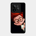 Cartoon Boy Glossy Metal Case Cover For Realme Gt 7 Pro