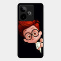 Cartoon Boy Glossy Metal Case Cover For Realme Gt 7T 5G