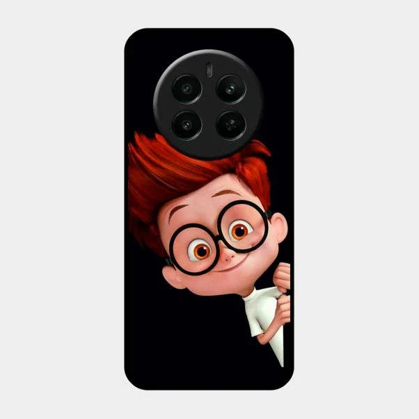 Cartoon Boy Glossy Metal Case Cover For Realme Narzo 70 Pro 5G