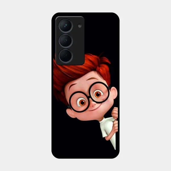 Cartoon Boy Glossy Metal Case Cover For Realme Narzo 80X 5G