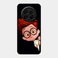 Cartoon Boy Glossy Metal Case Cover For Realme P1 5G