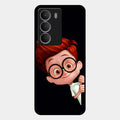 Cartoon Boy Glossy Metal Case Cover For Realme P3 Lite 5G