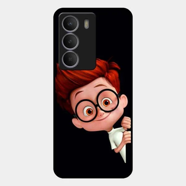 Cartoon Boy Glossy Metal Case Cover For Realme P3 Lite 5G