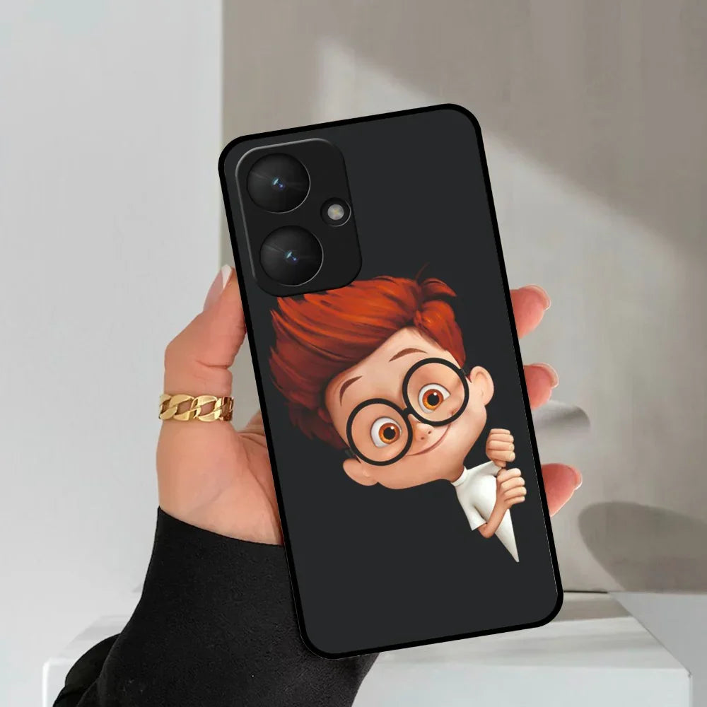 Cartoon Boy Glossy Metal Case Cover For Redmi - ShopOnCliQ