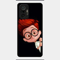 Cartoon Boy Glossy Metal Case Cover For Redmi Note 10 Pro