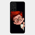 Cartoon Boy Glossy Metal Case Cover For Redmi Note 11T 5G