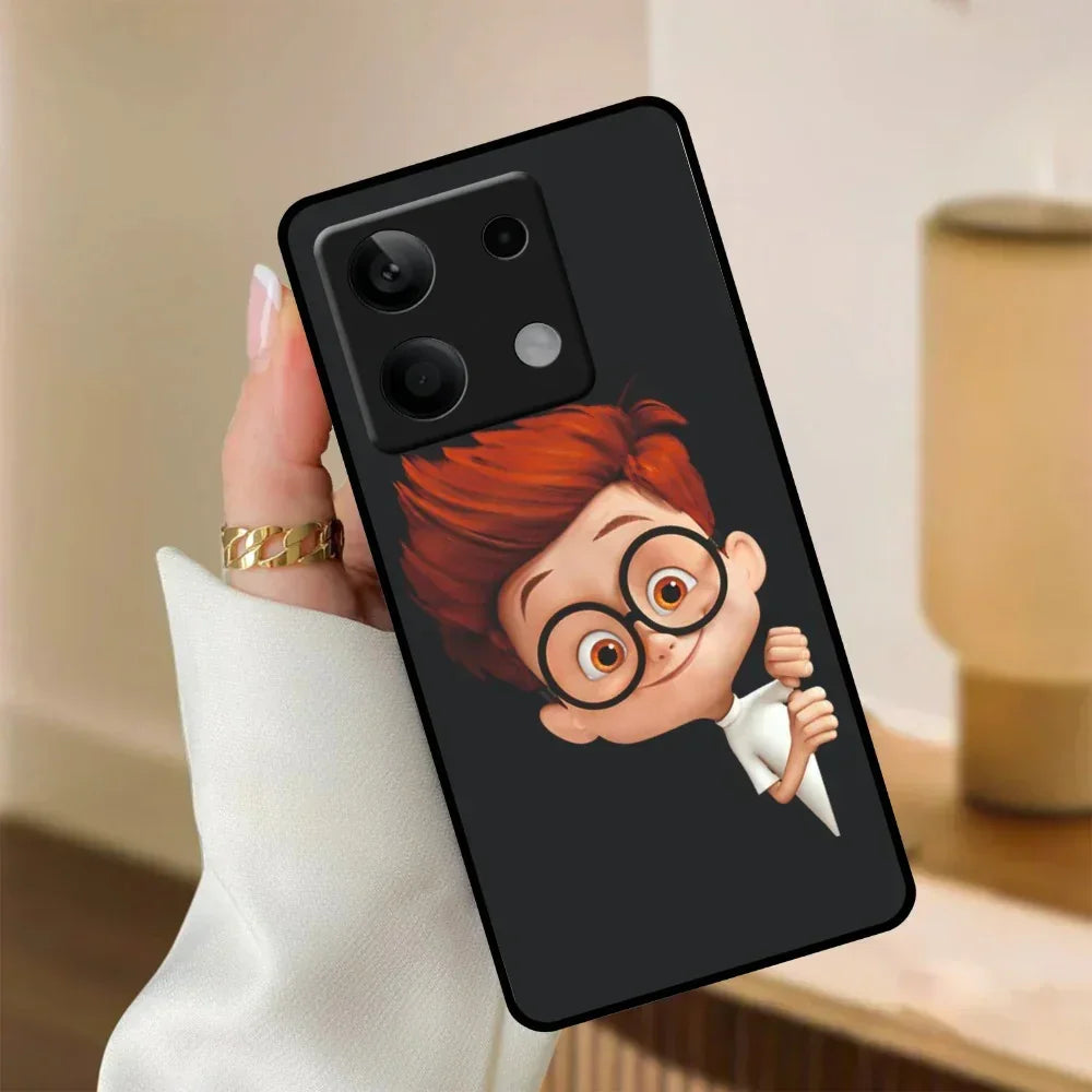 Cartoon Boy Glossy Metal Case Cover For Redmi - ShopOnCliQ