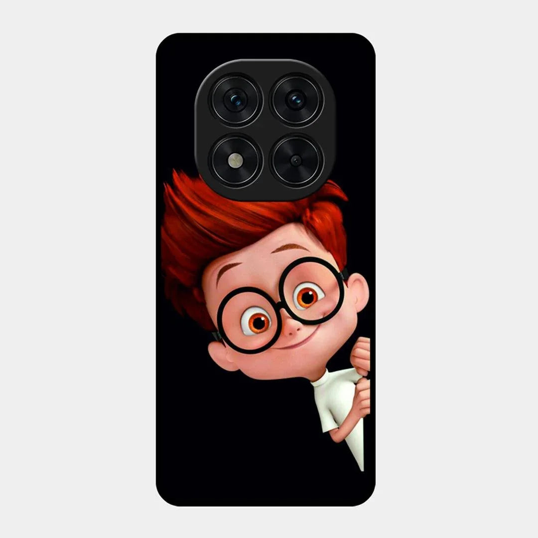 Cartoon Boy Glossy Metal Case Cover For Redmi Note 15 Pro Plus 5G
