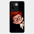Cartoon Boy Glossy Metal Case Cover For Vivo T2 Pro 5G