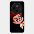 Cartoon Boy Glossy Metal Case Cover For Vivo T4 5G