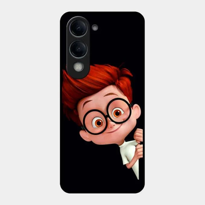 Cartoon Boy Glossy Metal Case Cover For Vivo T4 Lite 5G