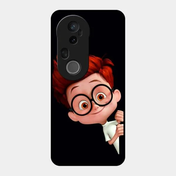 Cartoon Boy Glossy Metal Case Cover For Vivo T4 Ultra 5G