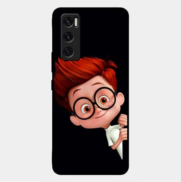 Cartoon Boy Glossy Metal Case Cover For Vivo V20 Se