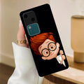 Cartoon Boy Glossy Metal Case Cover For Vivo - ShopOnCliQ