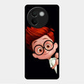 Cartoon Boy Glossy Metal Case Cover For Vivo V30E 5G