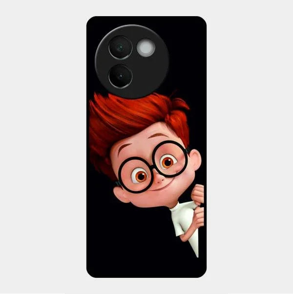 Cartoon Boy Glossy Metal Case Cover For Vivo V30E 5G