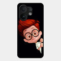 Cartoon Boy Glossy Metal Case Cover For Vivo V60 5G