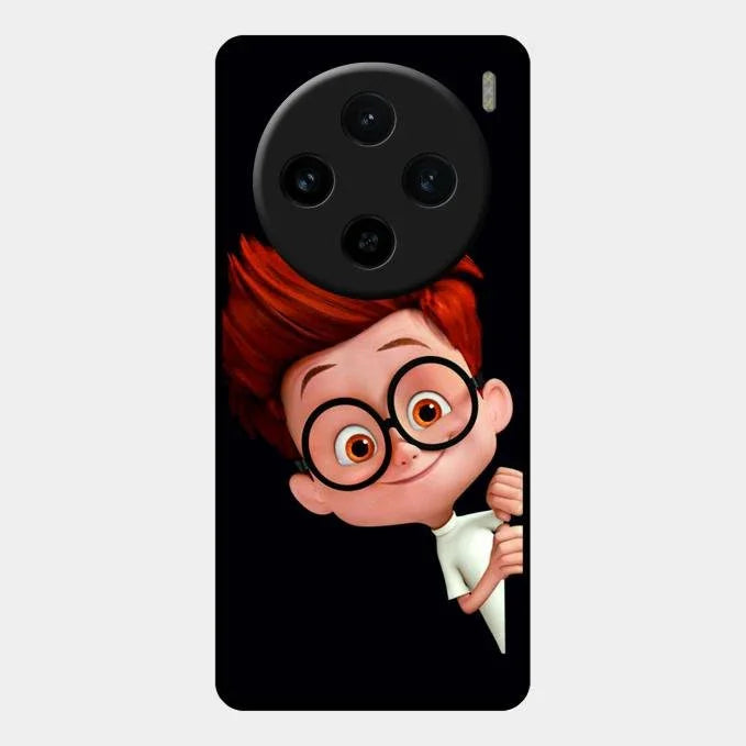 Cartoon Boy Glossy Metal Case Cover For Vivo X100 5G