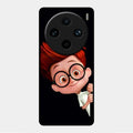 Cartoon Boy Glossy Metal Case Cover For Vivo X100 Pro 5G
