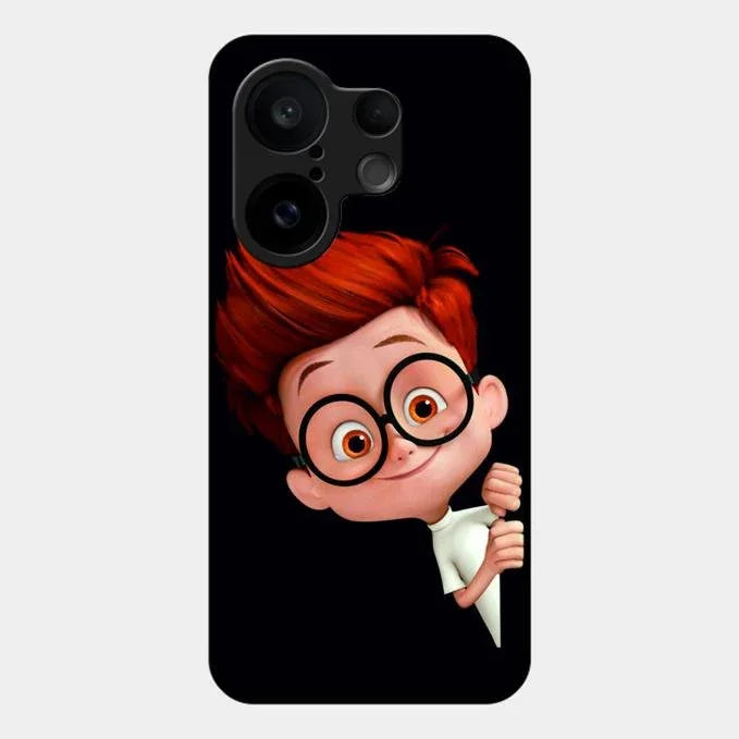 Cartoon Boy Glossy Metal Case Cover For Vivo X200 Fe 5G
