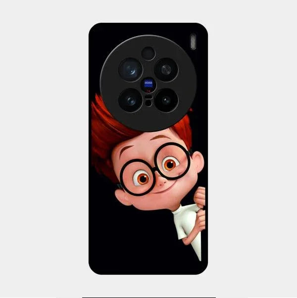 Cartoon Boy Glossy Metal Case Cover For Vivo X200 Pro 5G