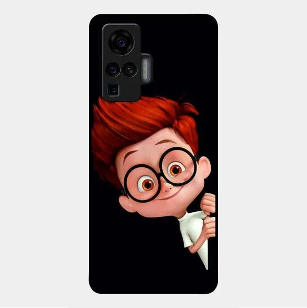 Cartoon Boy Glossy Metal Case Cover For Vivo X50 Pro 5G