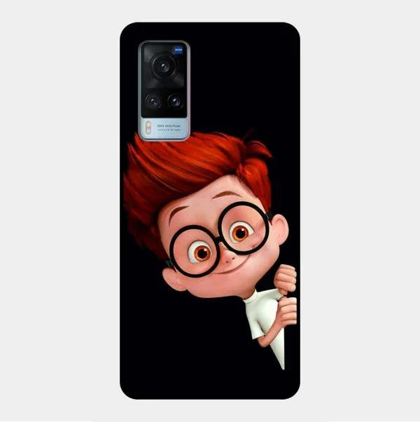 Cartoon Boy Glossy Metal Case Cover For Vivo X60 5G