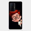 Cartoon Boy Glossy Metal Case Cover For Vivo X70 Pro 5G