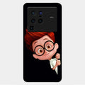 Cartoon Boy Glossy Metal Case Cover For Vivo X80 Pro 5G