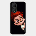 Cartoon Boy Glossy Metal Case Cover For Vivo Y100A 5G