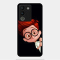 Cartoon Boy Glossy Metal Case Cover For Vivo Y200 5G