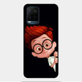 Cartoon Boy Glossy Metal Case Cover For Vivo Y21T