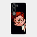 Cartoon Boy Glossy Metal Case Cover For Vivo Y300 5G