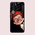 Cartoon Boy Glossy Metal Case Cover For Vivo Y31 5G