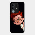 Cartoon Boy Glossy Metal Case Cover For Vivo Y31 Pro 5G