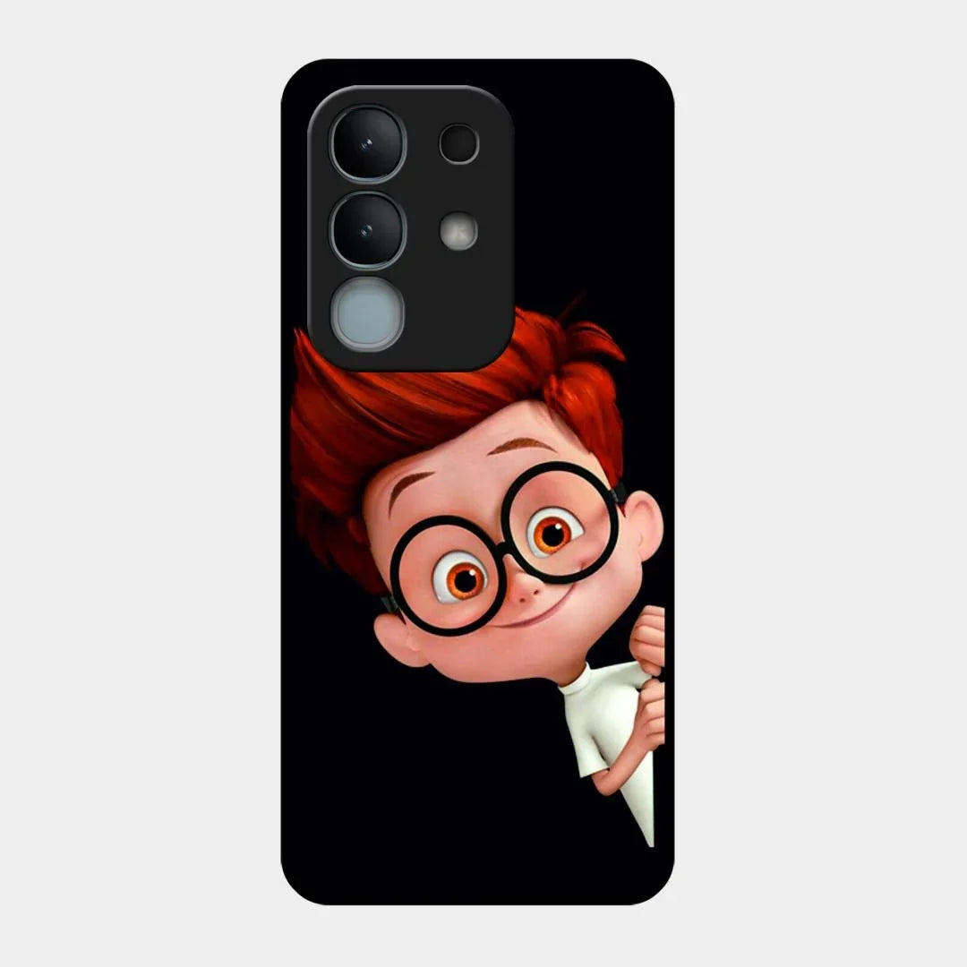 Cartoon Boy Glossy Metal Case Cover For Vivo Y31 Pro 5G