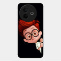 Cartoon Boy Glossy Metal Case Cover For Vivo Y39 5G