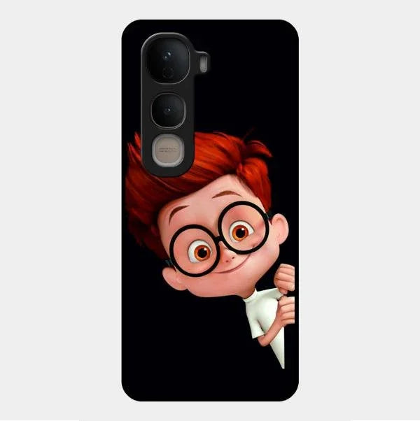 Cartoon Boy Glossy Metal Case Cover For Vivo Y400 5G