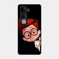 Cartoon Boy Glossy Metal Case Cover For Vivo Y400 Pro 5G